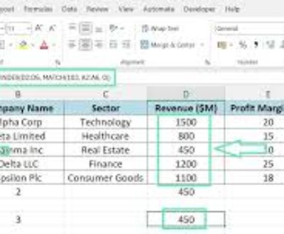 How to use INDEX and MATCH in Excel and how it is better than VLOOKUP